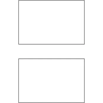 Samolepící etiketa Etikety PRINT 150x100 mm bílé pololesklé 250 g/m2 (50xA4)