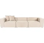 Hanah Home Třímístná pohovka LORA broskvová 303 cm