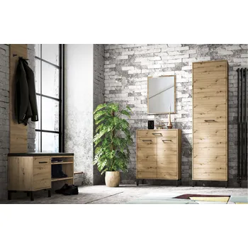 Předsíňová stěna Sestava předsíňová dub artisan NEVIO