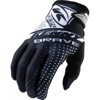 Cyklistické rukavice rukavice Kenny Racing Brave Black