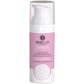 Pleťový krém Basiclab Ceramidowy pleťový krém s lehkou texturou, 50 ml