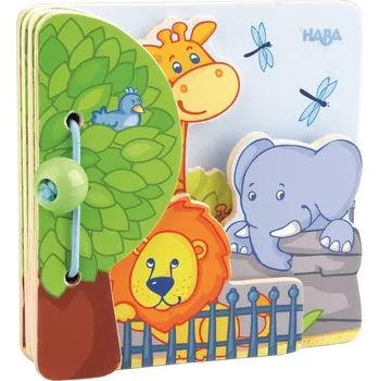 Dřevěná hračka Haba Dřevěná kniha pro nejmenší ZOO