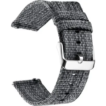 Řemínek na hodinky Nylonový řemínek Ricardo 20mm (pro Garmin Venu, Venu Sq, Venu Sq 2, Venu 2 plus aj.), šedý V2, Quick Release