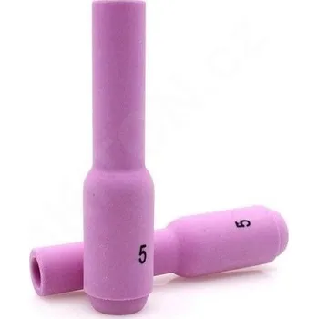 Příslušenství ke svářečce Keramická hubice č.5, 8,0x76mm pro hořáky TIG 17/18/26 10N49L