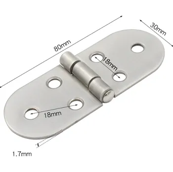 pant Nerezový závěsný pant 1 osa 80x30mm (PNR1)
