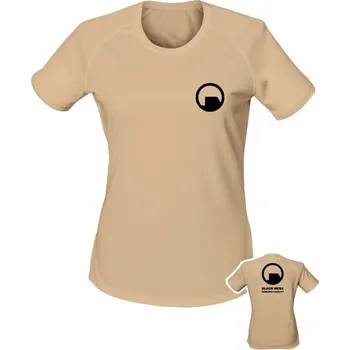 Dámské tričko Dámské funkční tričko Black Mesa Research Facility Backside - písková