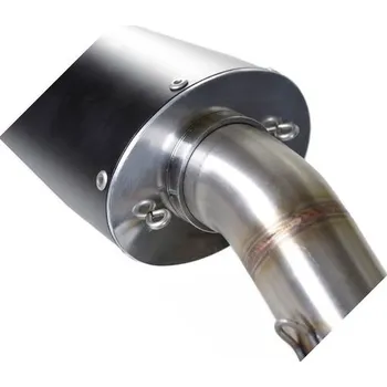 Výfuk pro motocykl GPR Koncovka výfuku Slip-on GPR FURORE T.12.FUNE Matná černá zahrnuje spojovací svod a odnímatelný dB killer