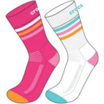 Pánské ponožky VINTAGE ASSORTED klasické ponožky Crocs 39-42 růžová / bílá