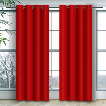 Liburgia červený Závěs na Kroužcích (Z)