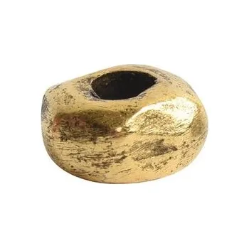 Přívěsek Nunn Design organický korálek 5,5x5 mm pozlacený