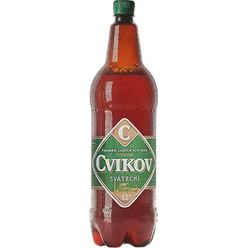 Pivo Cvikov Sváteční polotmavá 13° 1,5l PET