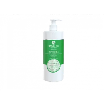 Micelární voda Basiclab normalizační micelární voda pro mastnou, aknózní a citlivou pleť 2% prebiotika, 500 ml