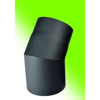 Kouřovod Kovo KRAUS koleno 45°/ø 180 mm ČERNÁ