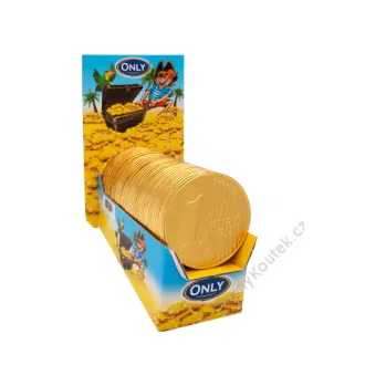 Čokoládová medaile zlatá 21,5 g