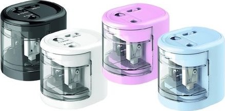 elektrické ořezávátko Rapesco PS12-USB, napájení baterie/USB - černá