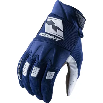 Cyklistické rukavice rukavice Kenny Racing Track Navy