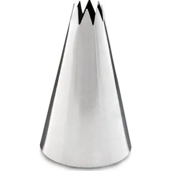Cukrářská zdobící špička řezaná průměr 8 mm - 8 cípů - Kovovýroba Jeníkov