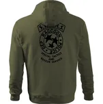Mikina s kapucí S.T.A.R.S. R.P.D. Special Tactics and Rescue Service - olivová