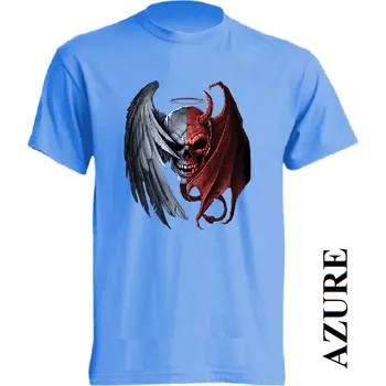 detske-levne-bavlnene-tricko-potisk-andel-dabel Barva: Azure - azurově modrá, velikost: 164