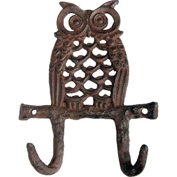 Dvojháček sovička, litina, 14x3x17cm (DOPRODEJ)|Esschert Design