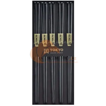 Sada nádobí TOKYO DESIGN hůlky Stainless steel Black 5pár