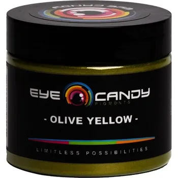 barva a nátěr na dřevo Olive Yellow - Eye Candy Pigments Hmotnost: 50 g