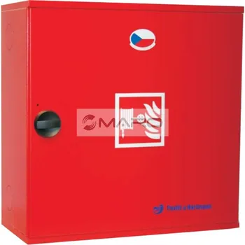 Vodovodní potrubí Pavliš & Hartmann Hydrantový systém s hadicí D19, 20 m, 650 x 650 x 175 mm, proudnice ekv. 6 mm, červený, svv101-červená