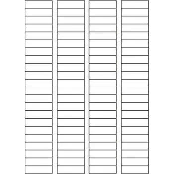 Speciální papír Etikety PRINT 44x12,7 mm bílé opacitní (100xA4)