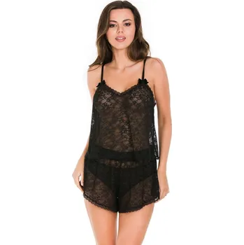 Dámské noční prádlo Dámský komplet BLACK CAT černá S