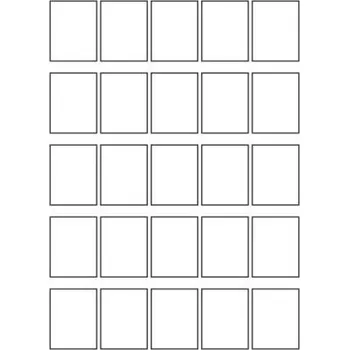 Samolepící etiketa Etikety PRINT 35x45 mm bílé lesklé 170 g/m2 (50xA4)