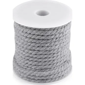 Příze Bavlněná šňůra kroucená Ø5 mm macrame