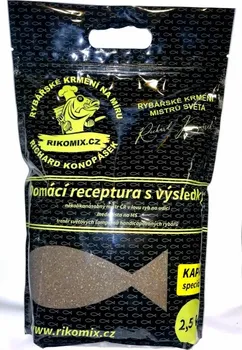 Návnadová surovina Rikomix Rybářské krmení kapr speciál černé 2,5 kg