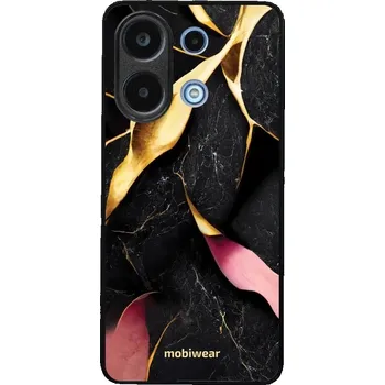 Telefonní příslušenství Lesklý kryt Mobiwear Glossy - Xiaomi Redmi Note 13 4G - G021G Černý a zlatavý mramor (Prémiové lesklé pouzdro, obal, kryt Mobiwear Glossy na mobil Xiaomi Redmi Note 13 4G - G021G Černý a zlatavý mramor, materiál Plast + TPU silikon - krytí po všech)