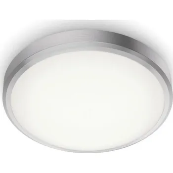 LED Koupelnové stropní přisazené svítidlo Philips DORIS CL257 8718699758943 17W 1700lm 4000K IP44 31,3cm niklové