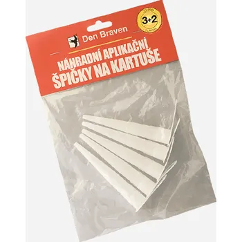 Průmyslové lepidlo Den Braven Náhradní aplikační špičky na kartuše 3+2 ZDARMA
