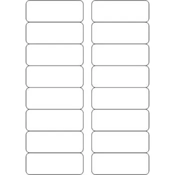 Speciální papír Etikety PRINT 88,9x33,8 mm bílé (100xA4)