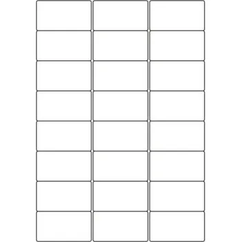 Speciální papír Etikety PRINT 64x33,9 mm bílé lesklé pro inkoustový tisk (50xA4)