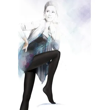 Dámská móda SATTI MATTI - Dámské punčochové kalhoty 3D 90 DEN - GATTA nero 4-L