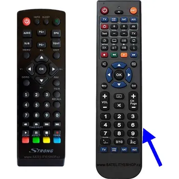 Strong SRT8209 dálkový ovladač náhradní