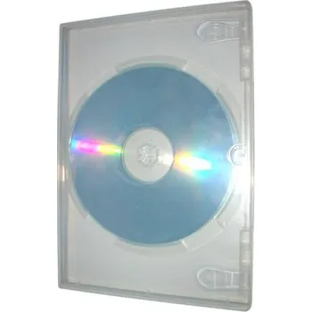 Obal na 1 DVD průhledný 14 mm 444001