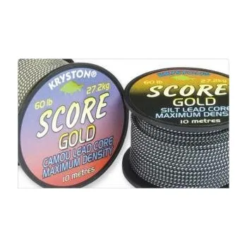 Kryston Olověná šňůrka Score Gold Lead Core 60LB Silt 5m