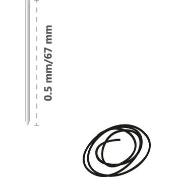 Náplň do psacích potřeb Náplň kovová R1004 (do 4-barev. pera) 0,5 mm - černá 443844