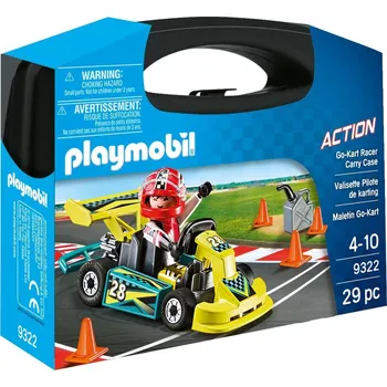 Stavebnice Playmobil Stavebnice Playmobil Přenosný box malý - motokárový závodník