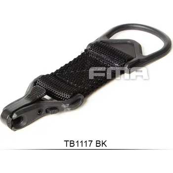 FMA Karabina s okem na popruh - černá