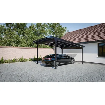 Pergola HLINÍKOVÉ GARÁŽOVÉ STÁNÍ CARLINE pro 1 AUTO (Zastřešení pro auto)