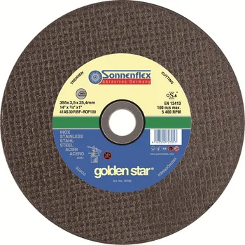 Řezný kotouč Řezný kotouč Silverstar Sonnenflex ocel průměr 355x3,5x25,4 mm A30TBF F41