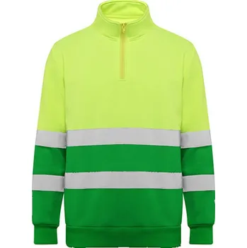 Pánská mikina Roly Spica Reflexní mikina HV9314 Garden Green 52-Fluor Yellow 221 XXL