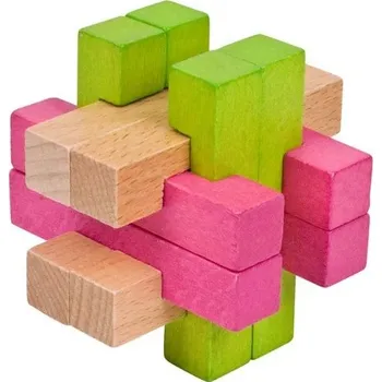 Hlavolam Barevný hlavolam kostka | dřevěný hlavolam - Model1