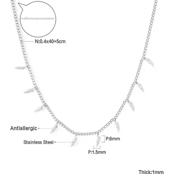 Náhrdelník Stylový náhrdelník ve stříbrné barvě - 474S
