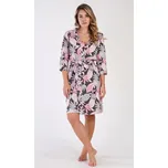 Vienetta Secret Dámský župan krátký Eva lososová Barva: lososová, Velikost: M